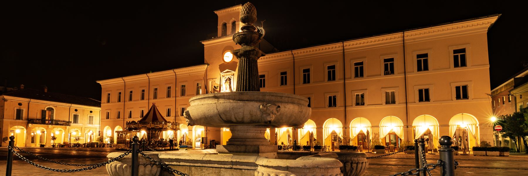 Der Brunnen am Garibaldi Platz