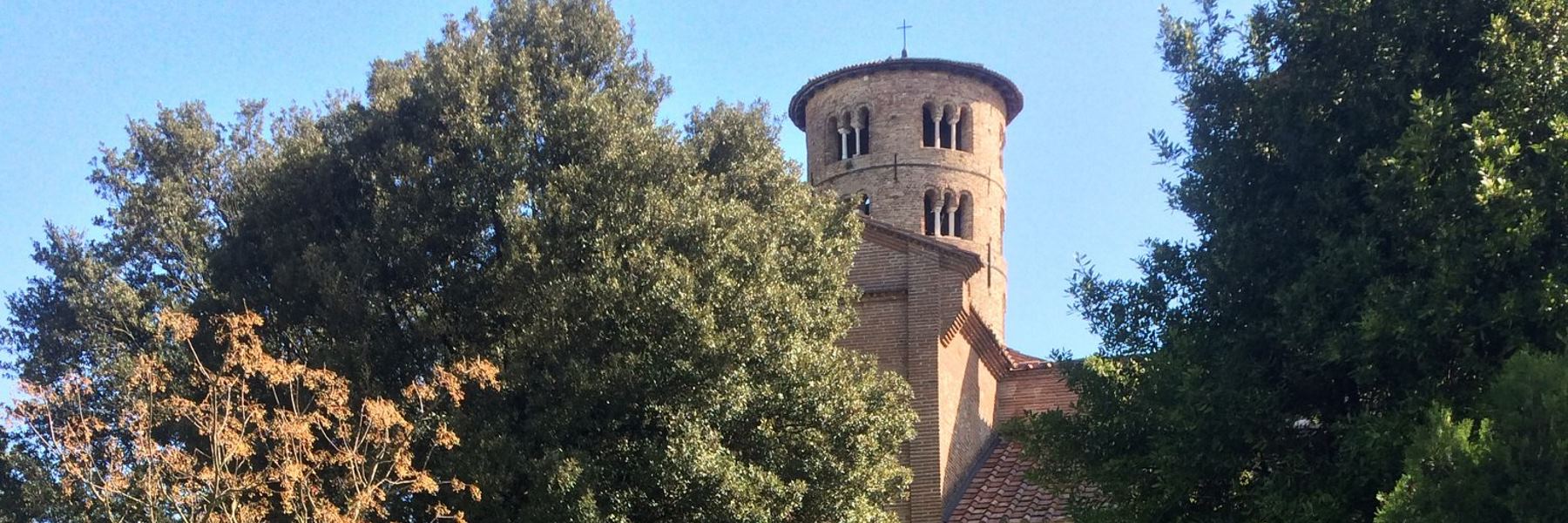 Von Cervia bis die Basilika von Sant'Apollinare in Classe in Ravenna mit dem Fahrrad