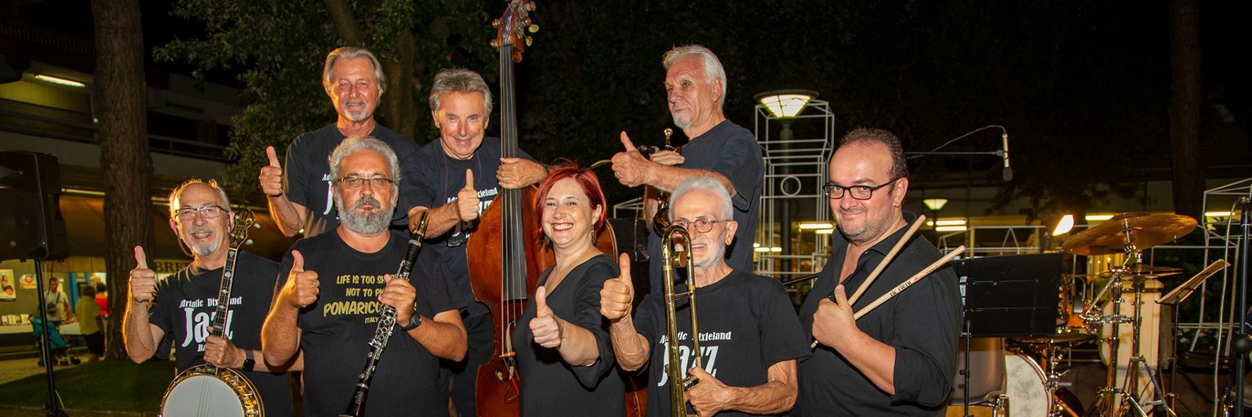 Konzert der Adriatic Dixieland Jazz Band in Pinarella 