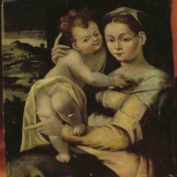 The Panel of Madonna della Neve by B. Longhi