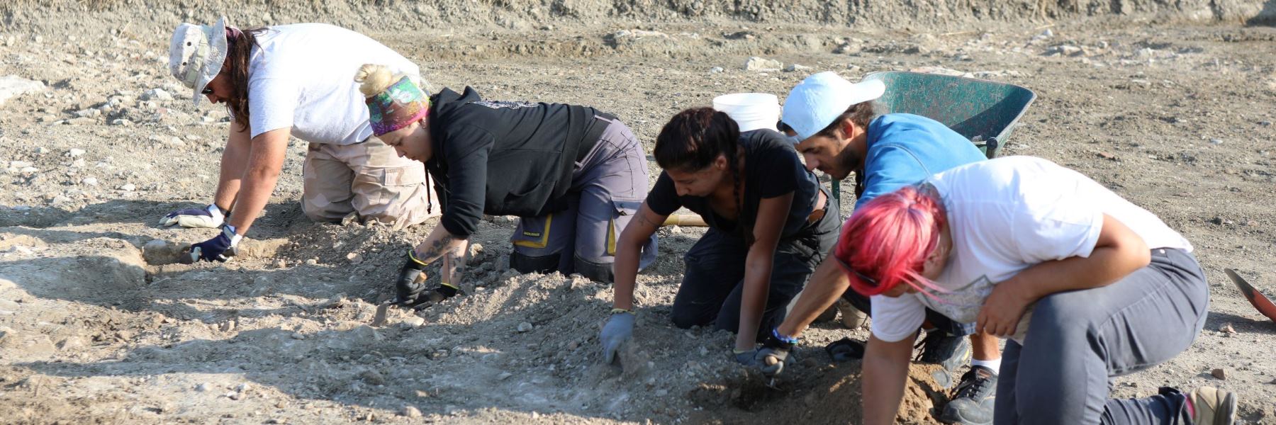 Open day at the Prato della Rosa  excavations