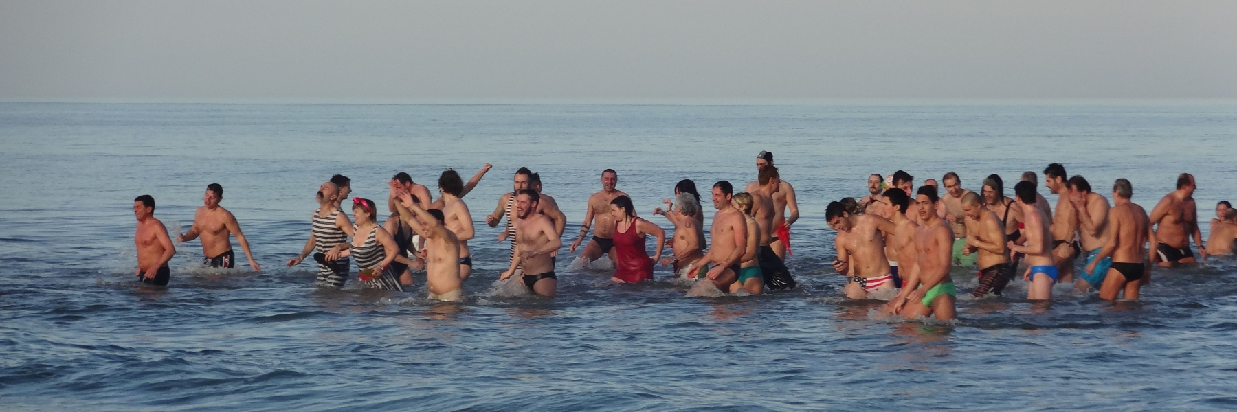 The Epiphany dive, the first dive of the year