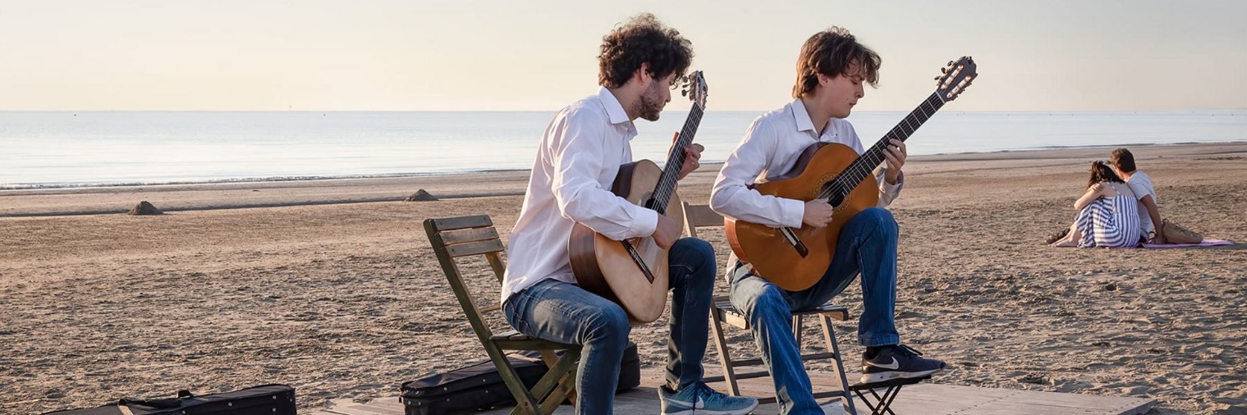 Sunrise concerts on the beach of Pinarella