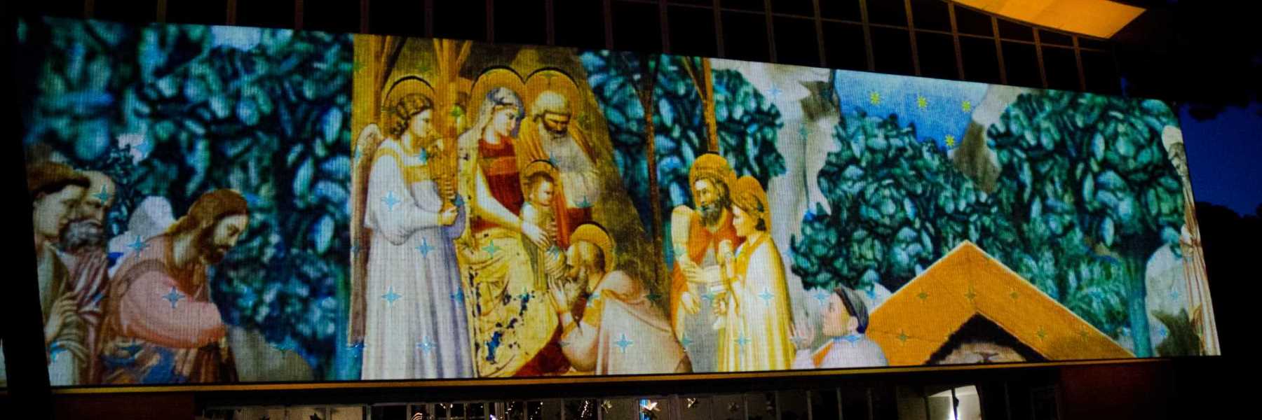 Artistic Nativity scene 