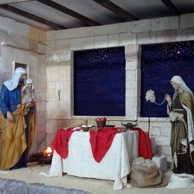 Nativity Scene in Stella Maris Church in Milano Marittima