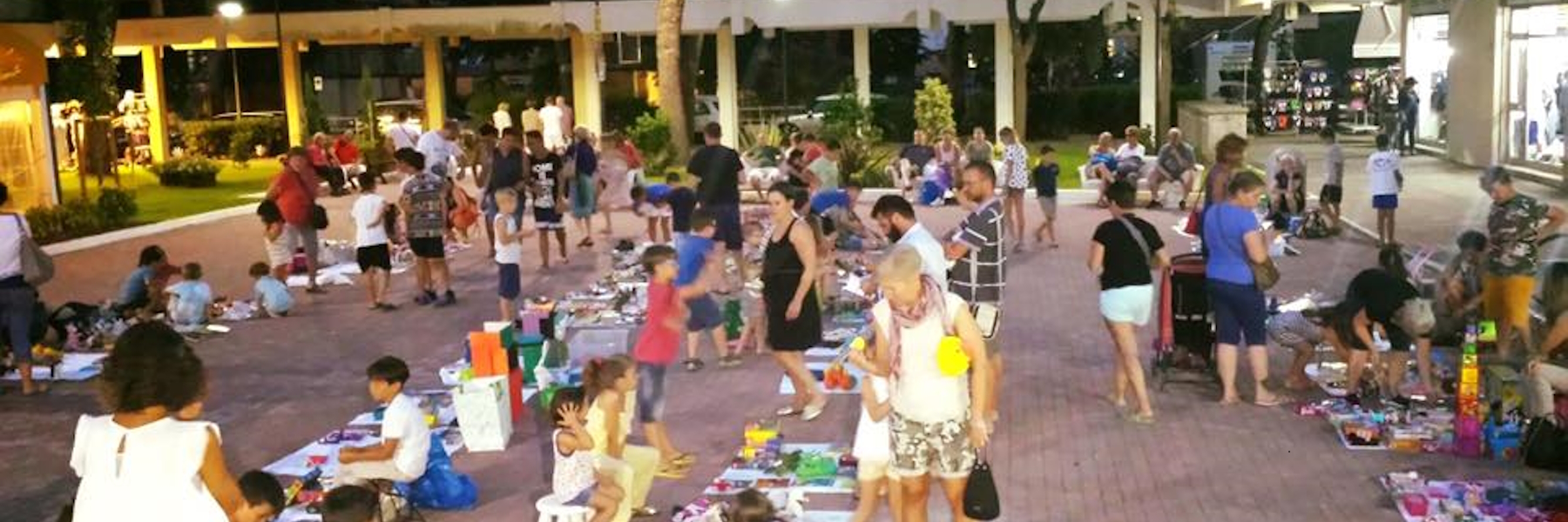 Children's market in Tagliata