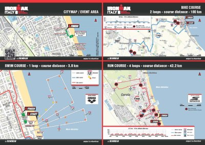 Ironman, course map 