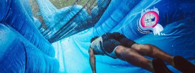 Slide in town 