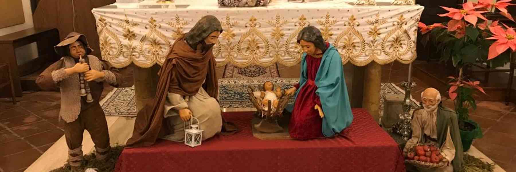 Crèche dans l'église de Saint-Antoine