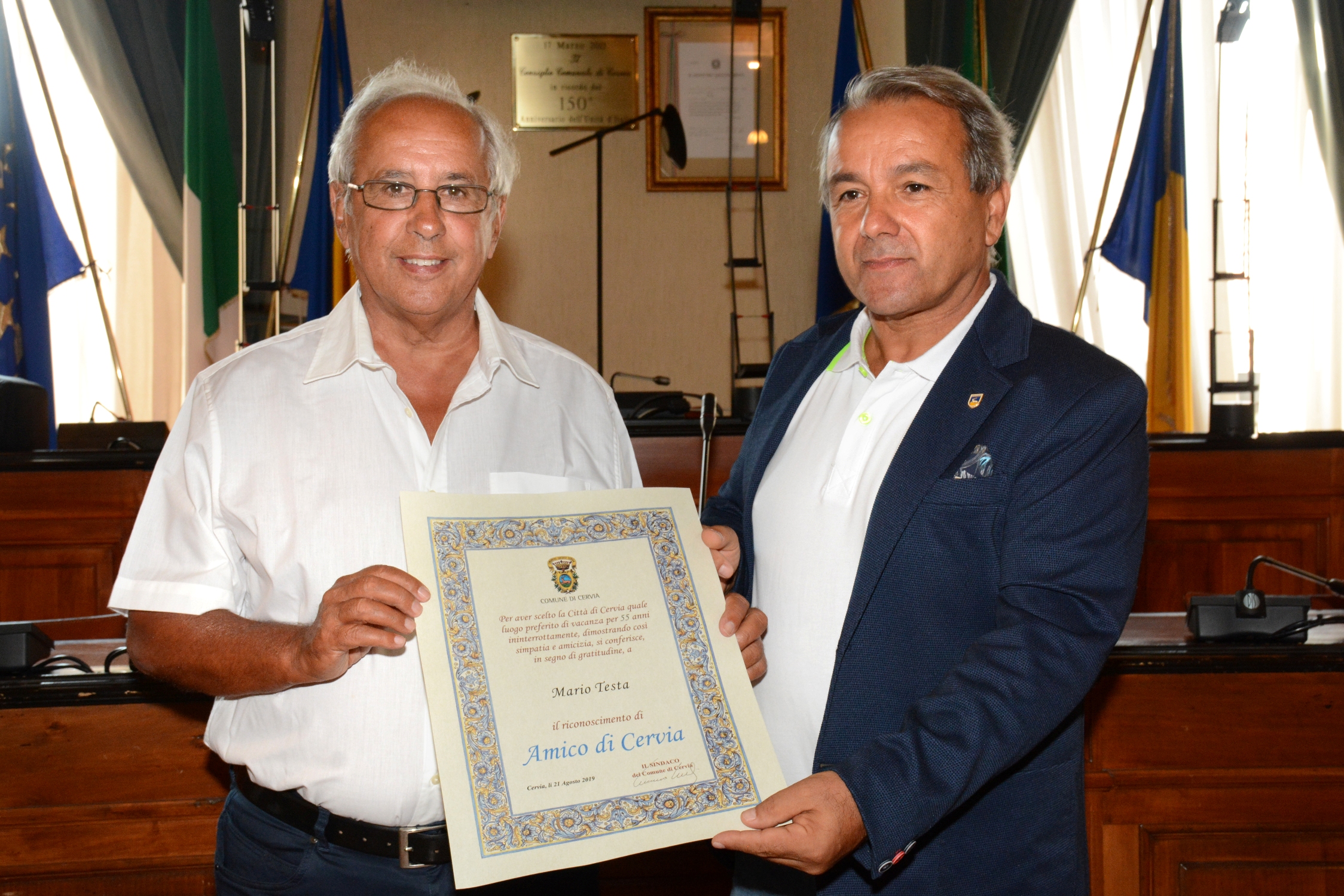 9 ospiti premiati, record della giornata: 55 anni di vacanze a Cervia