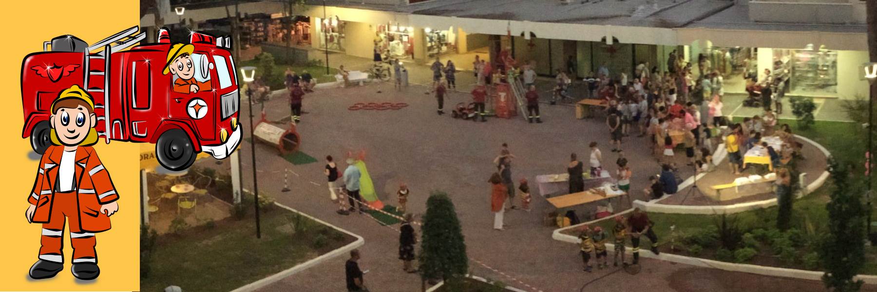 Pompieropoli nella Riviera dei Pini