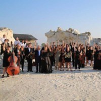 Tramonto in salina con la Grande Orchestra Città di Cervia