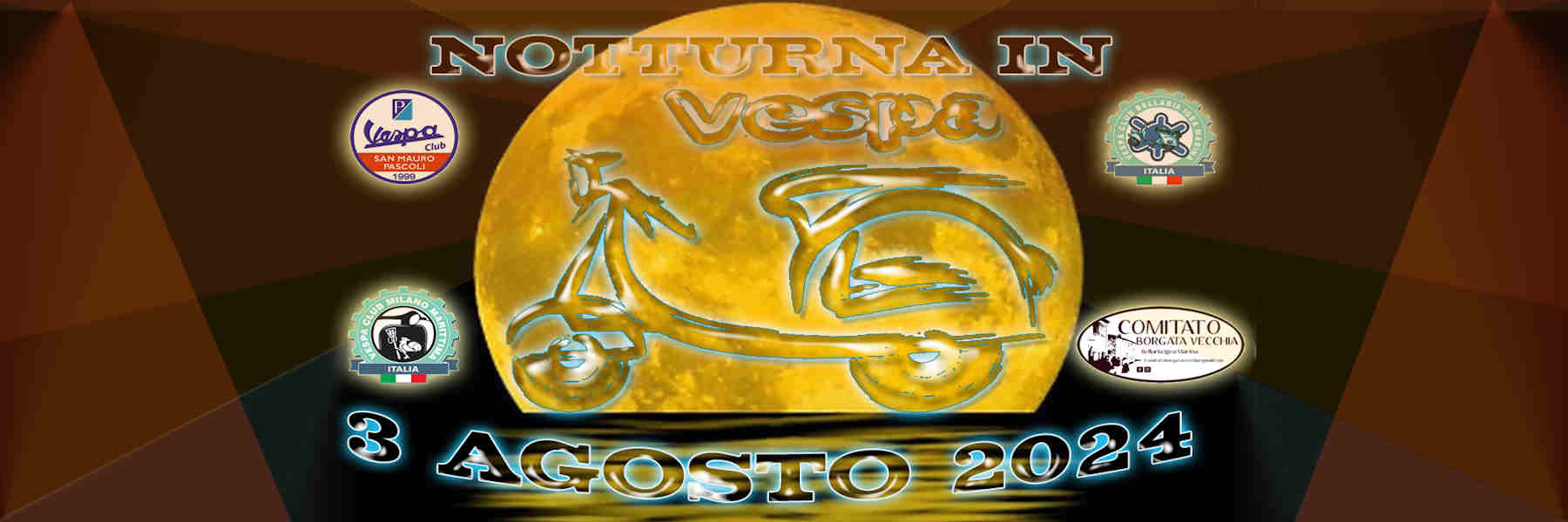 Notturna in vespa