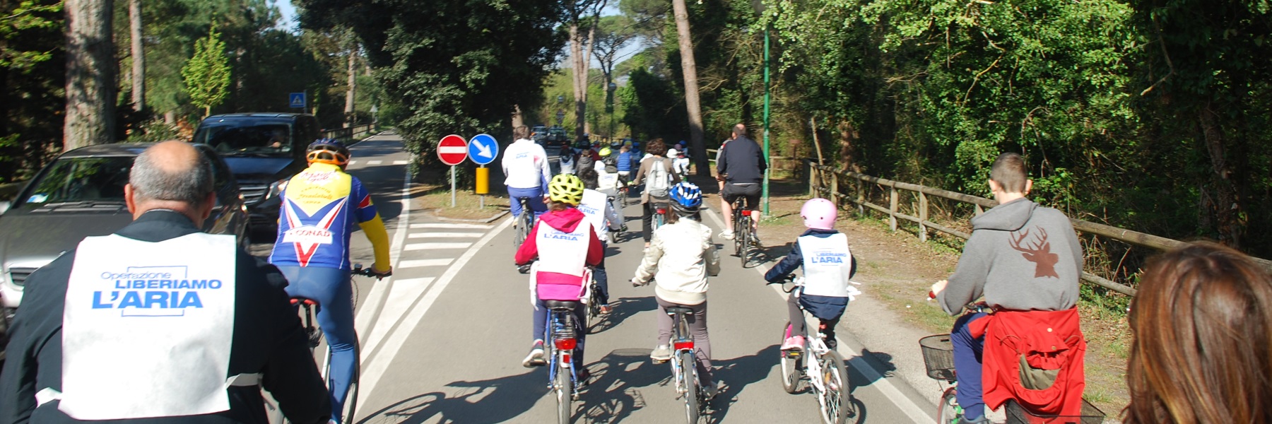 Sciame di biciclette