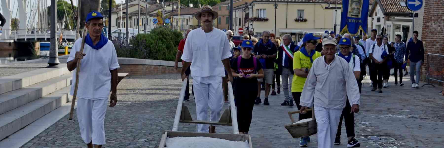 13 ottobre, il sale di Cervia  a Papa Francesco