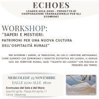 Workshop Saperi e mestieri