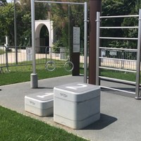 Nuova palestra all'aperto sul Lungomare di Milano Marittima