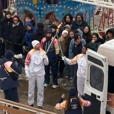 Cervia ha accolto la Fiaccola Olimpica di Milano-Cortina 2026