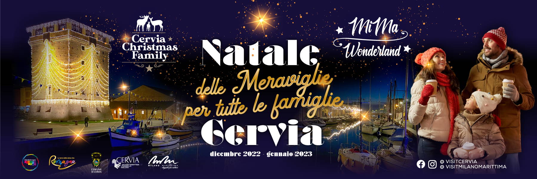 Proposte e pacchetti Natale e Capodanno a Cervia e Milano Marittima